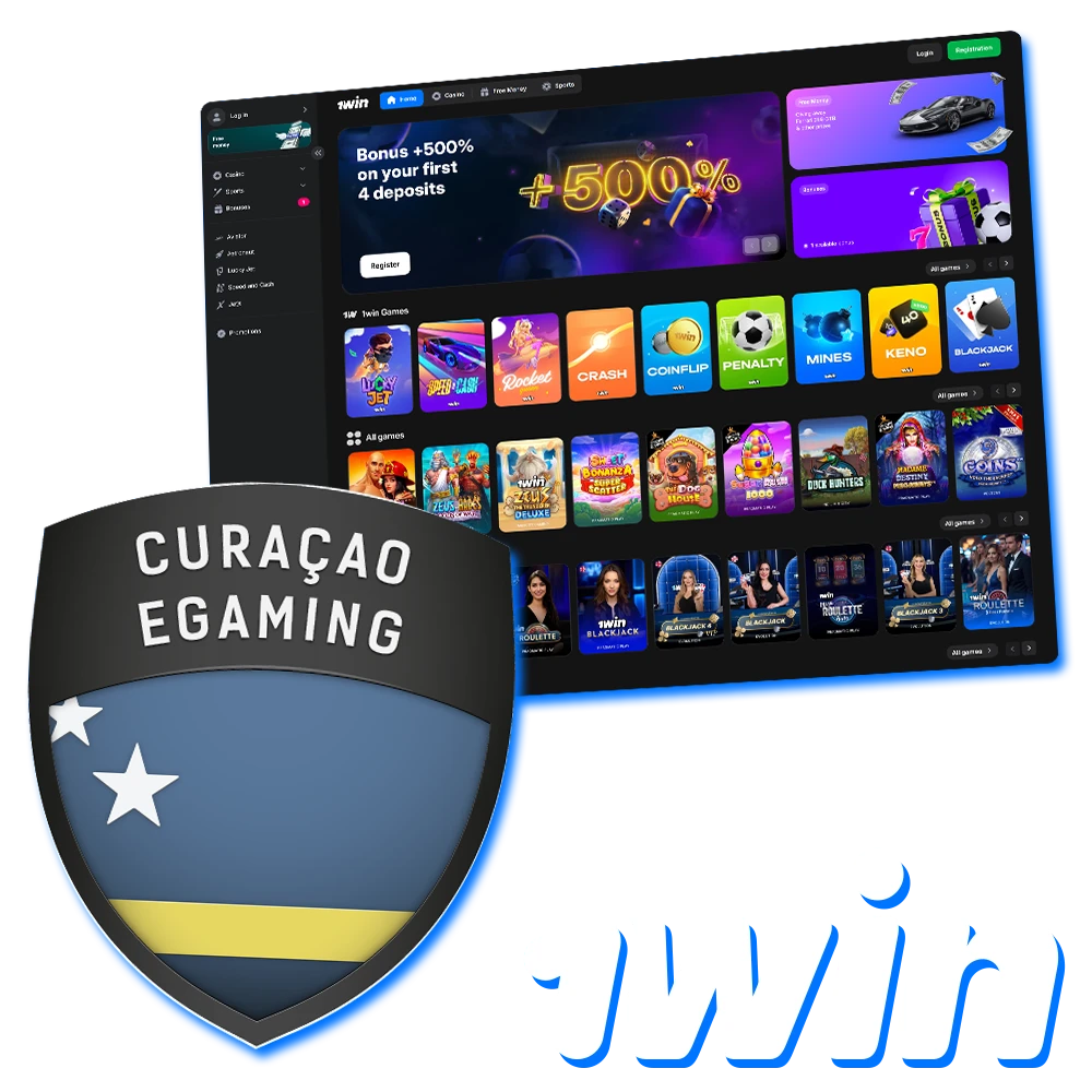 1Win is a legal and secure betting platform operating under a Curacao license.