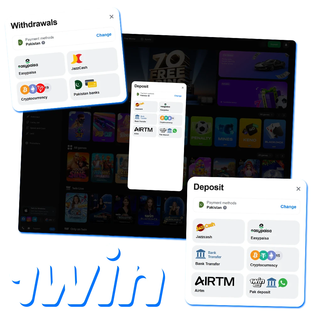 Make secure payments at 1Win using a variety of methods.