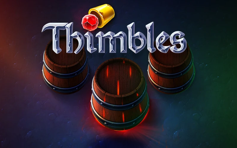 Guess where the prize is in the game Thimbles on 1Win.