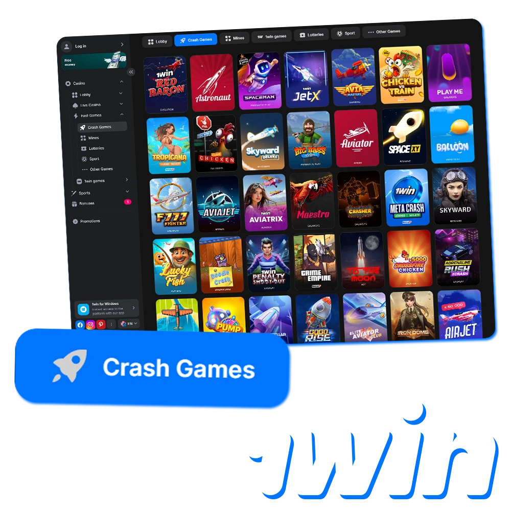 Play thrilling crash games at 1Win and claim your welcome bonus.