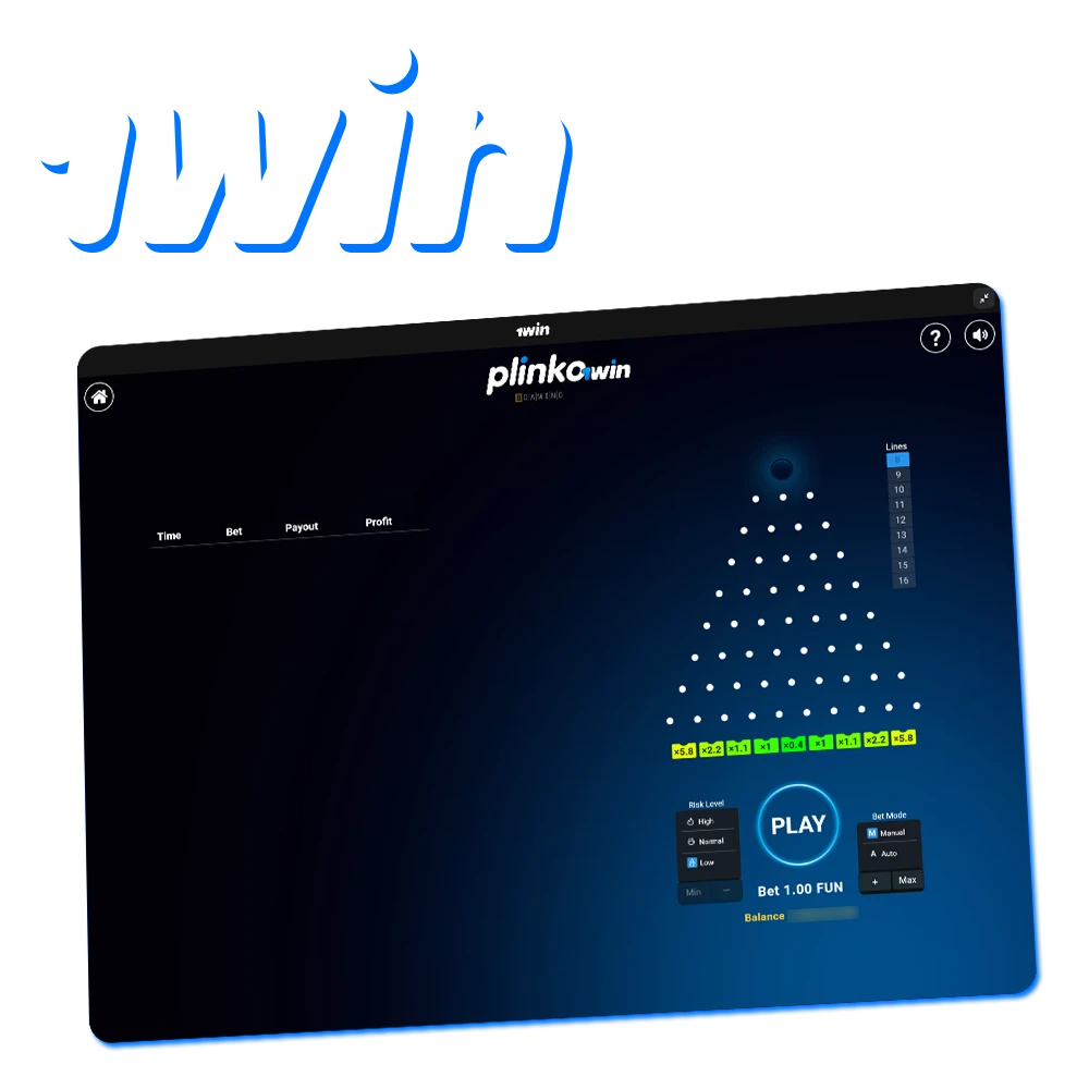 Play 1win Plinko for huge wins with a welcome bonus.