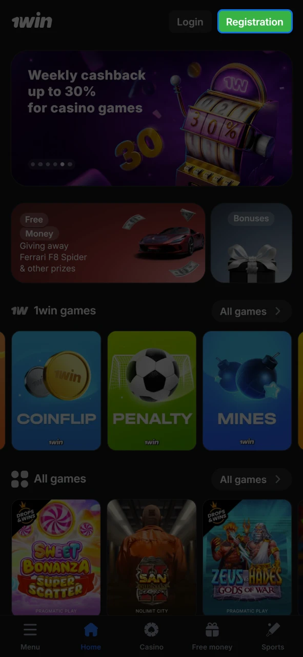 Start registration on 1Win Pakistan to unlock special bonuses for players.